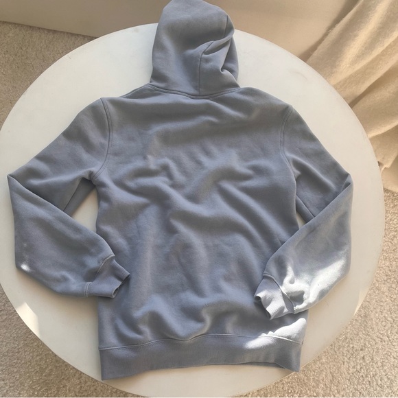 SOLD - H&M Relaxed Fit Oversized Hoodie Size XS in Pigeon Blue - Picture 6 of 9